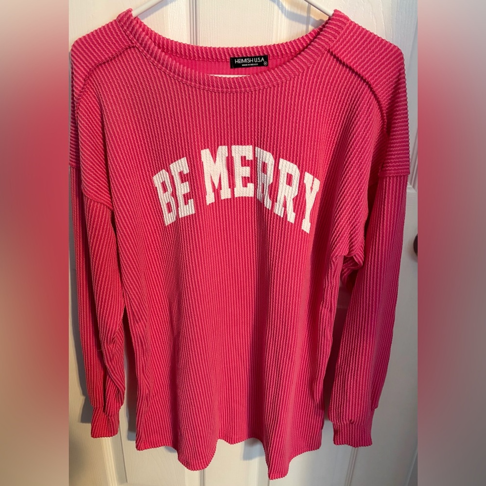 Sweater Be Merry, Women’s Size Med. (Oversized) New
